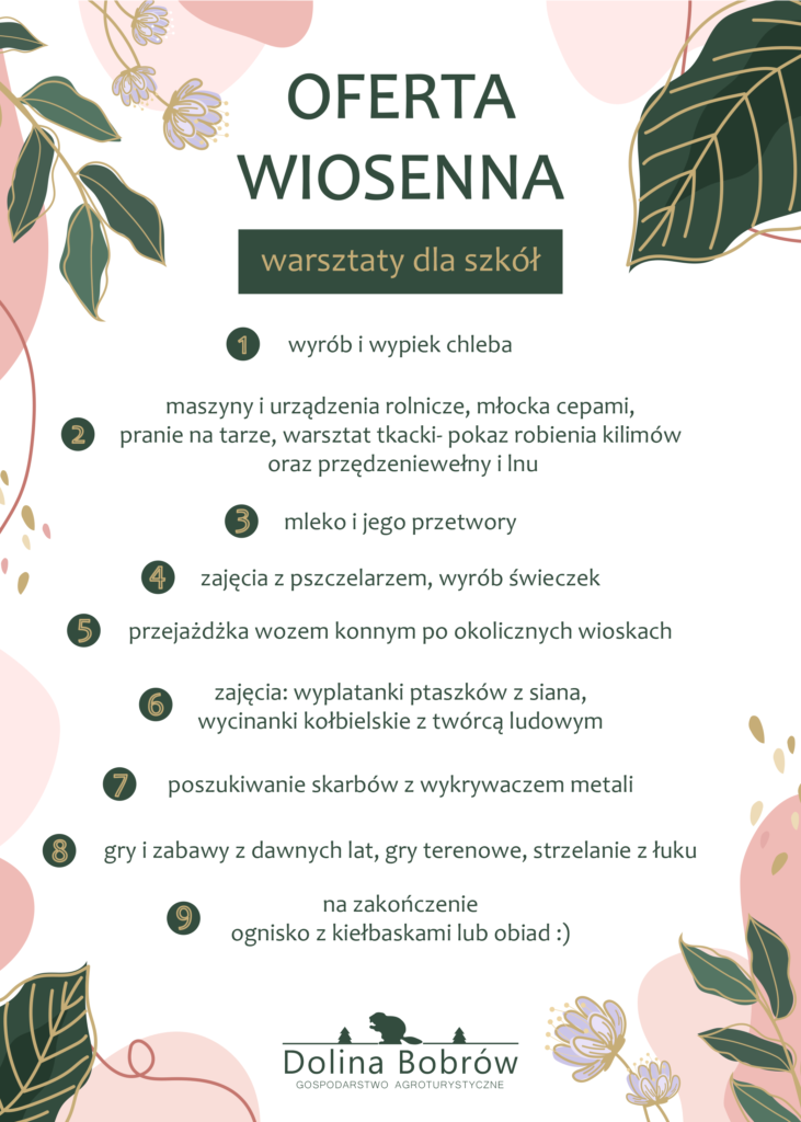 Gospodarstwo Agroturystyczne Dolina Bobrów Gospodarstwo Agroturystyczne Dolina Bobrów