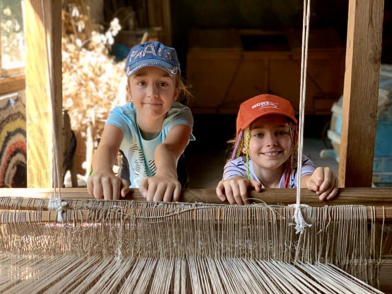 Gospodarstwo Agroturystyczne Dolina Bobrów Skansen, warsztat tkacki w Gospodarstwie Agroturystycznym Dolina Bobrów
