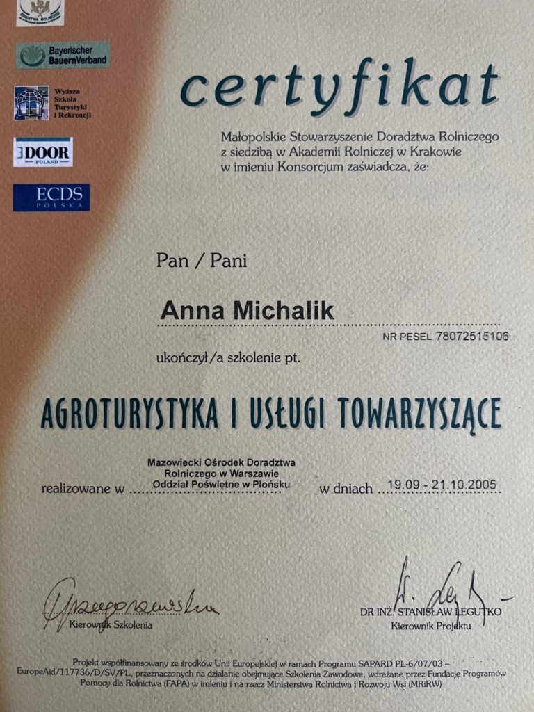 Gospodarstwo Agroturystyczne Dolina Bobrów